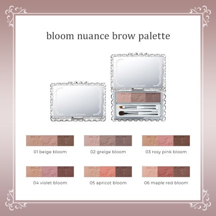 ジルスチュアート ブルームニュアンスブロウパレット/JILL STUART/パウダーアイブロウを使ったクチコミ(2枚目)