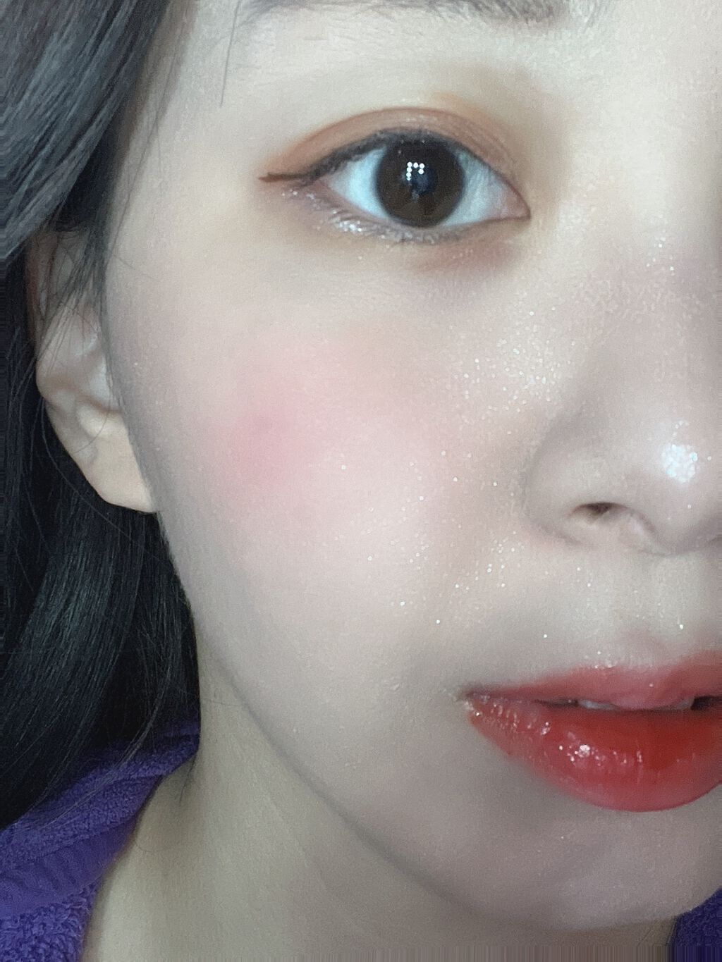 ジューシーラスティングティント/rom&nd/リップティントを使ったクチコミ(2枚目)