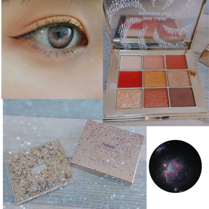 novo アイシャドウパレット/NOVO/アイシャドウパレットを使ったクチコミ(1枚目)