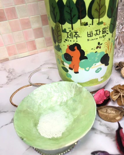 JEJUフォールチェジュビシャ林フォレストバスパウダー/ウ・カンパニー/保湿系入浴剤を使ったクチコミ(2枚目)