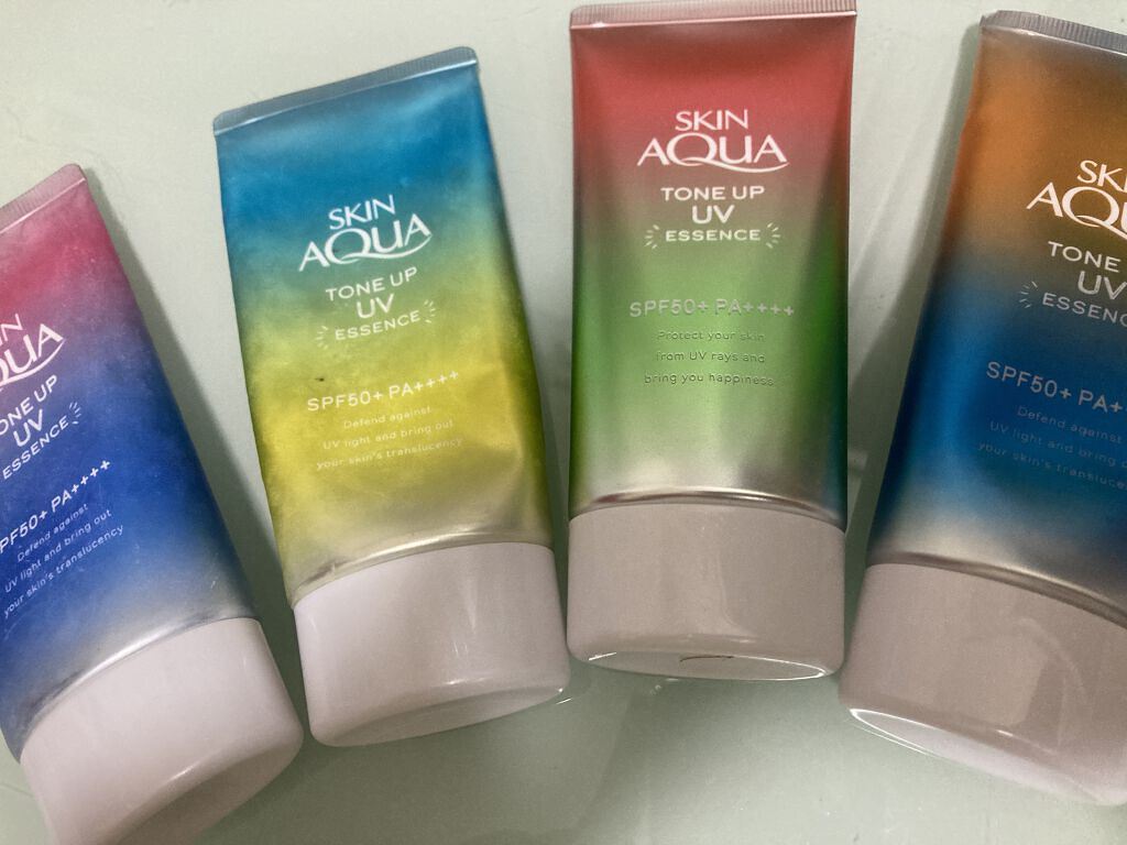 スキンアクア トーンアップUVエッセンス/スキンアクア/日焼け止めクリームを使ったクチコミ（1枚目）