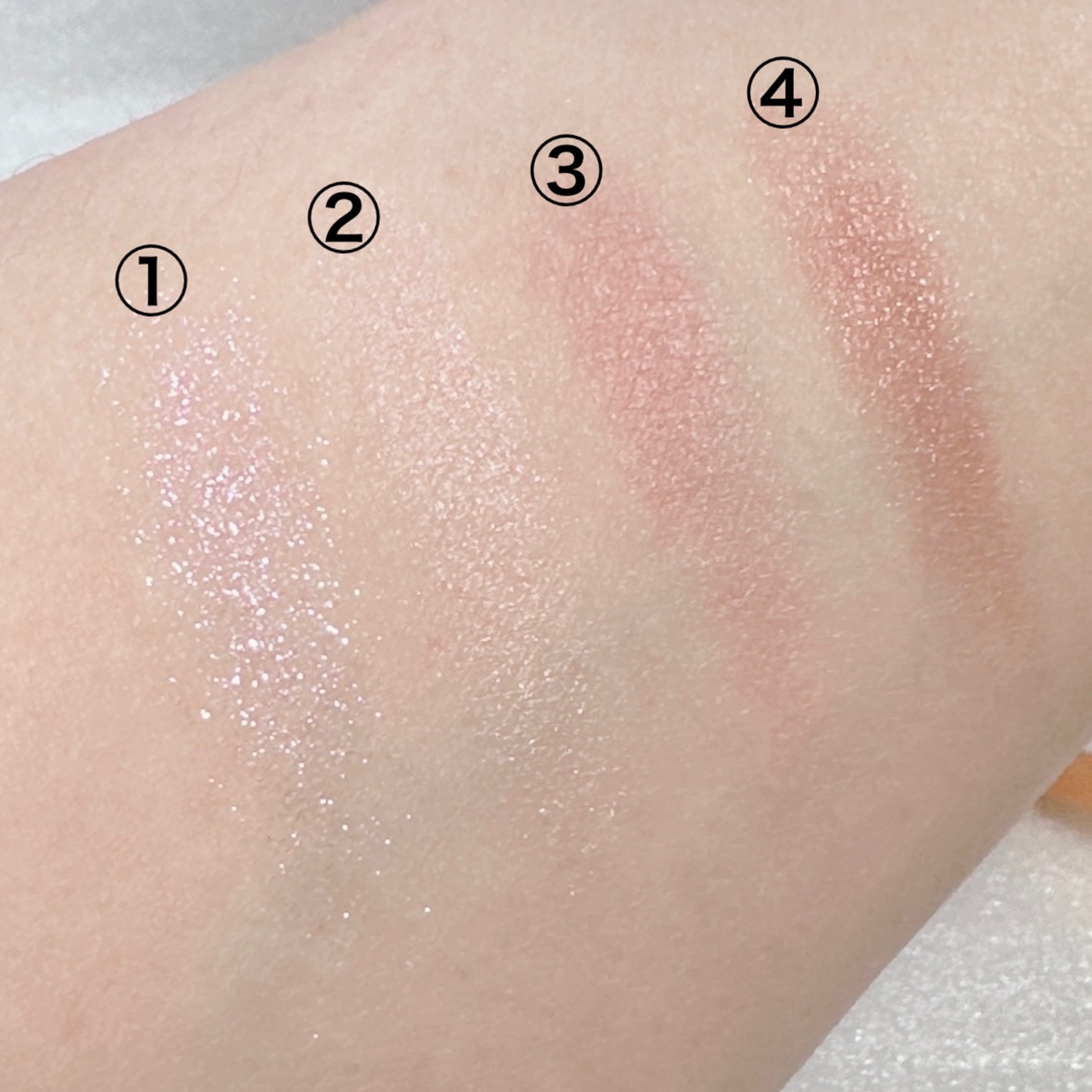 ベージュトーンアイシャドウ/CEZANNE/アイシャドウパレットを使ったクチコミ（3枚目）