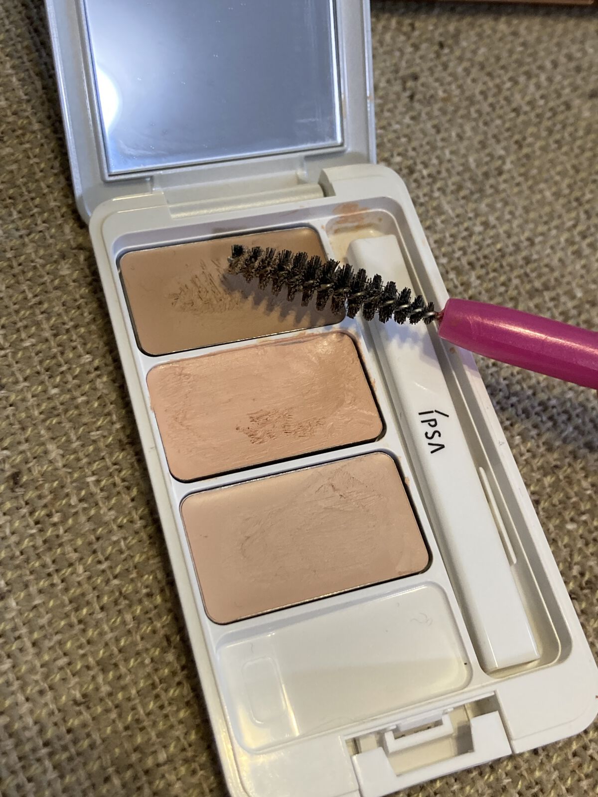 ノーズ＆アイブロウパウダー/CEZANNE/パウダーアイブロウを使ったクチコミ（2枚目）