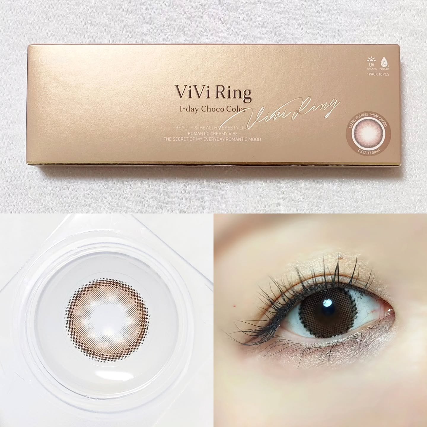 ViVi Ring 1day/OLENS/ワンデー（１DAY）カラコンを使ったクチコミ（3枚目）
