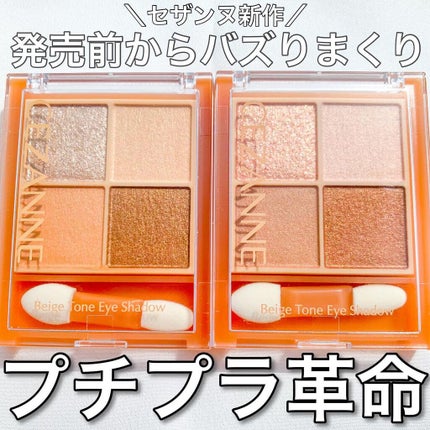 ベージュトーンアイシャドウ/CEZANNE/アイシャドウパレットを使ったクチコミ(1枚目)