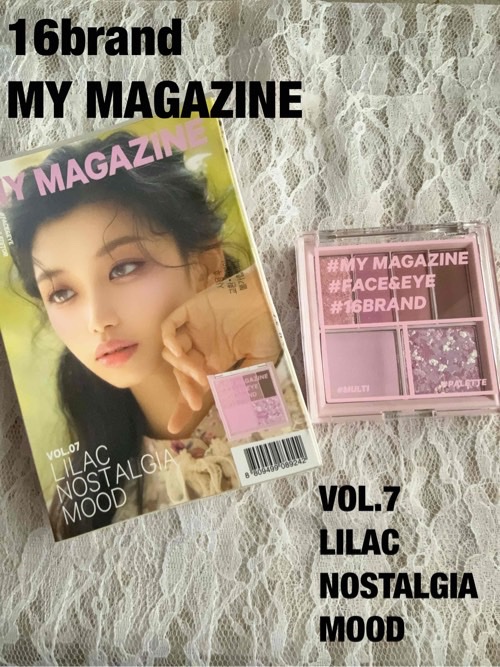 16 MY MAGAZINE/16BRAND/アイシャドウパレットを使ったクチコミ（1枚目）