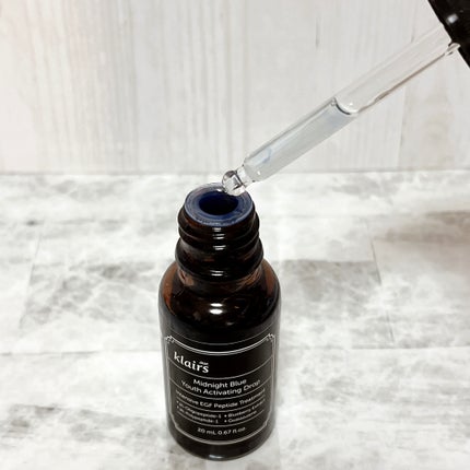 ミッドナイトブルーユースアクティベーティングドロップ(20ml)/Klairs/美容液を使ったクチコミ(2枚目)