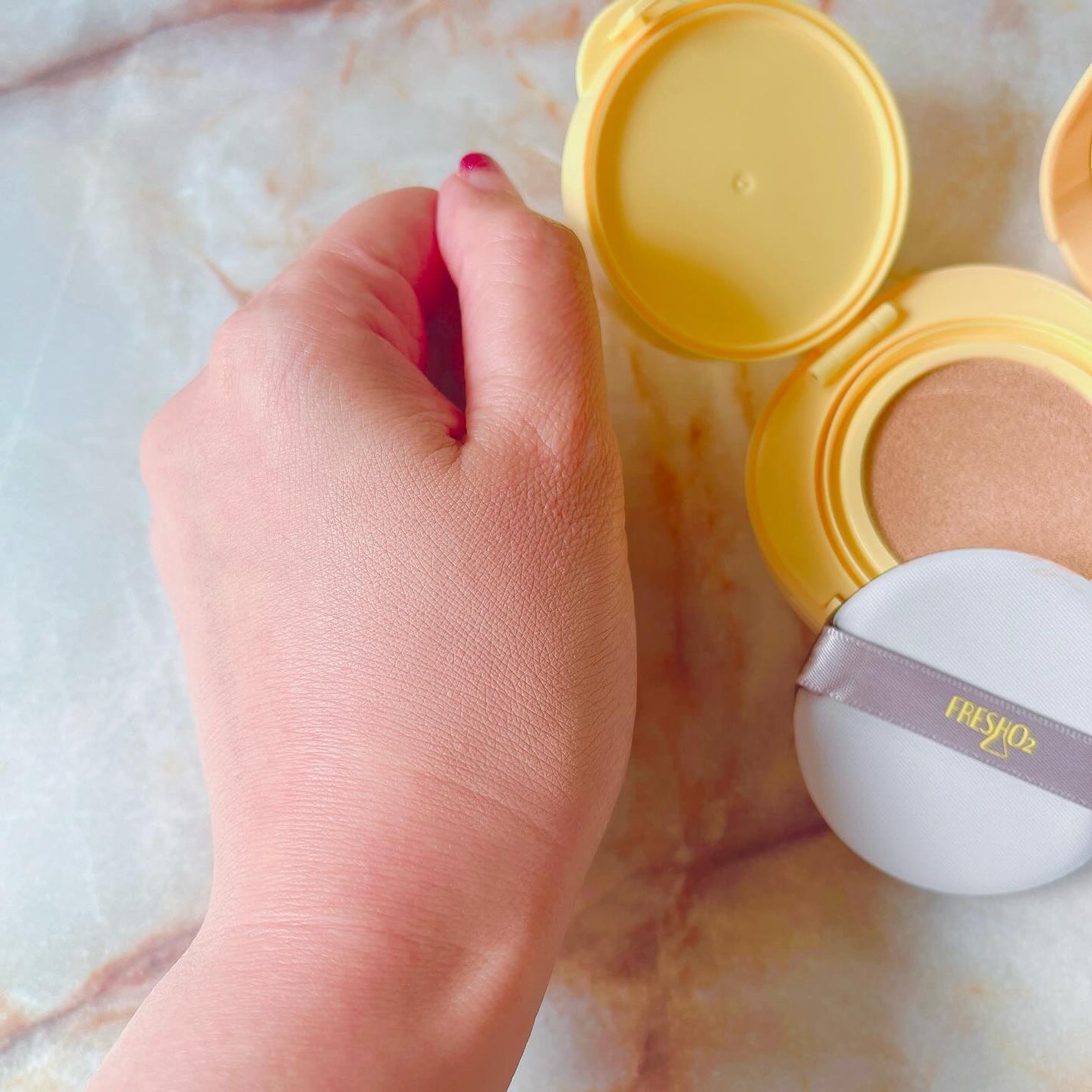 クラウドオールウェイズオン クッションファンデ ーション/FRESHO2/クッションファンデーションを使ったクチコミ(4枚目)