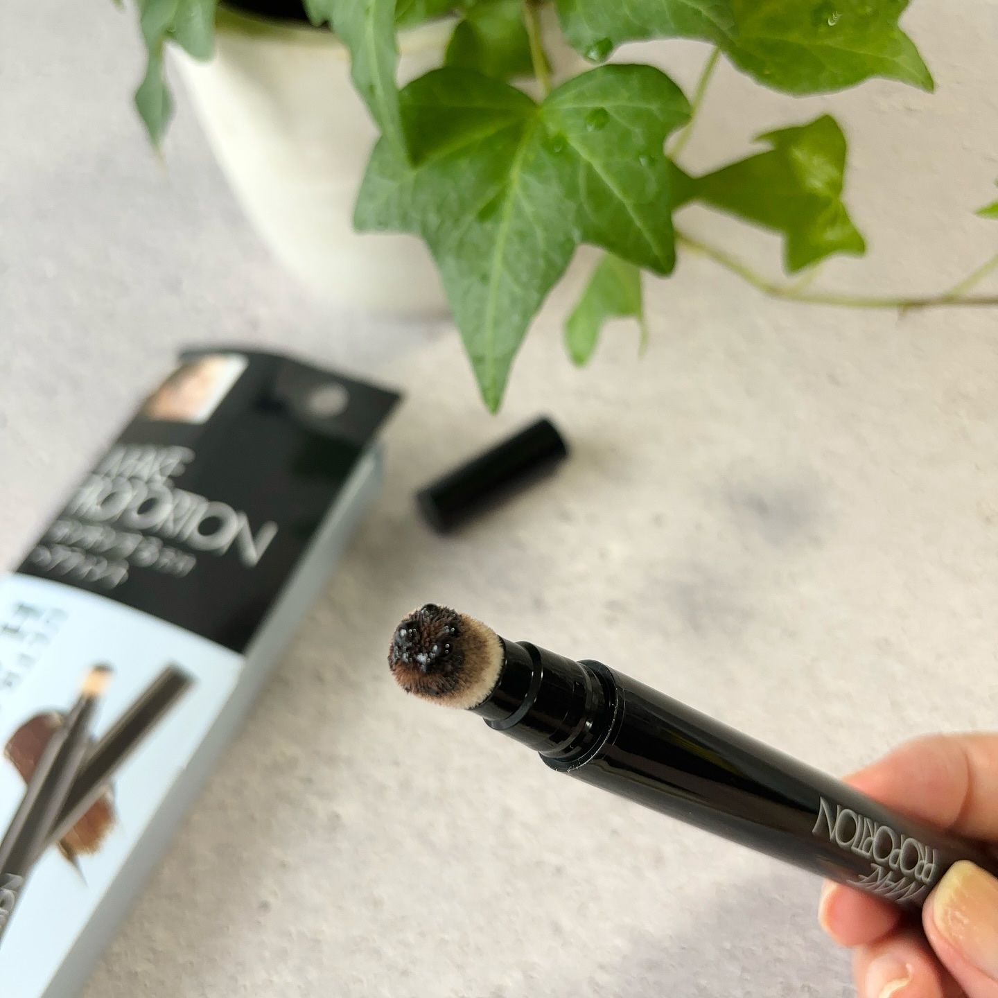 ウルトラキープヘアティント ダークブラウン/メイクプロポーション/ヘアカラーを使ったクチコミ（3枚目）