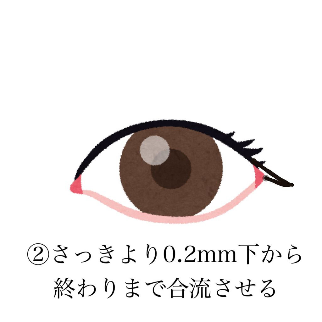 ラブ・ライナー リキッドアイライナーＲ３/ラブ・ライナー/リキッドアイライナーを使ったクチコミ（3枚目）