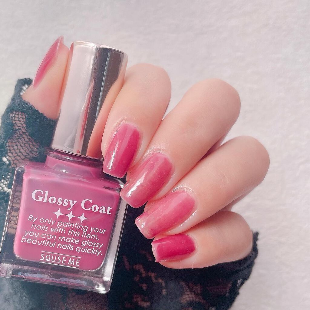 グロッシーコート/スキューズミー/オールインワンネイルを使ったクチコミ(7枚目)