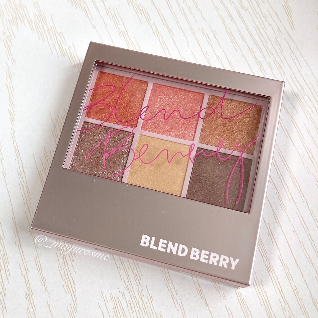 オーラクリエイション/BLEND BERRY/アイシャドウパレットを使ったクチコミ(5枚目)