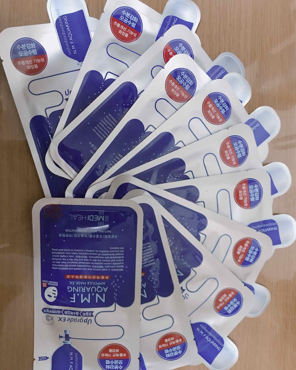 N.M.FアクアアンプルマスクJEX/MEDIHEAL/シートマスク・パックを使ったクチコミ（1枚目）