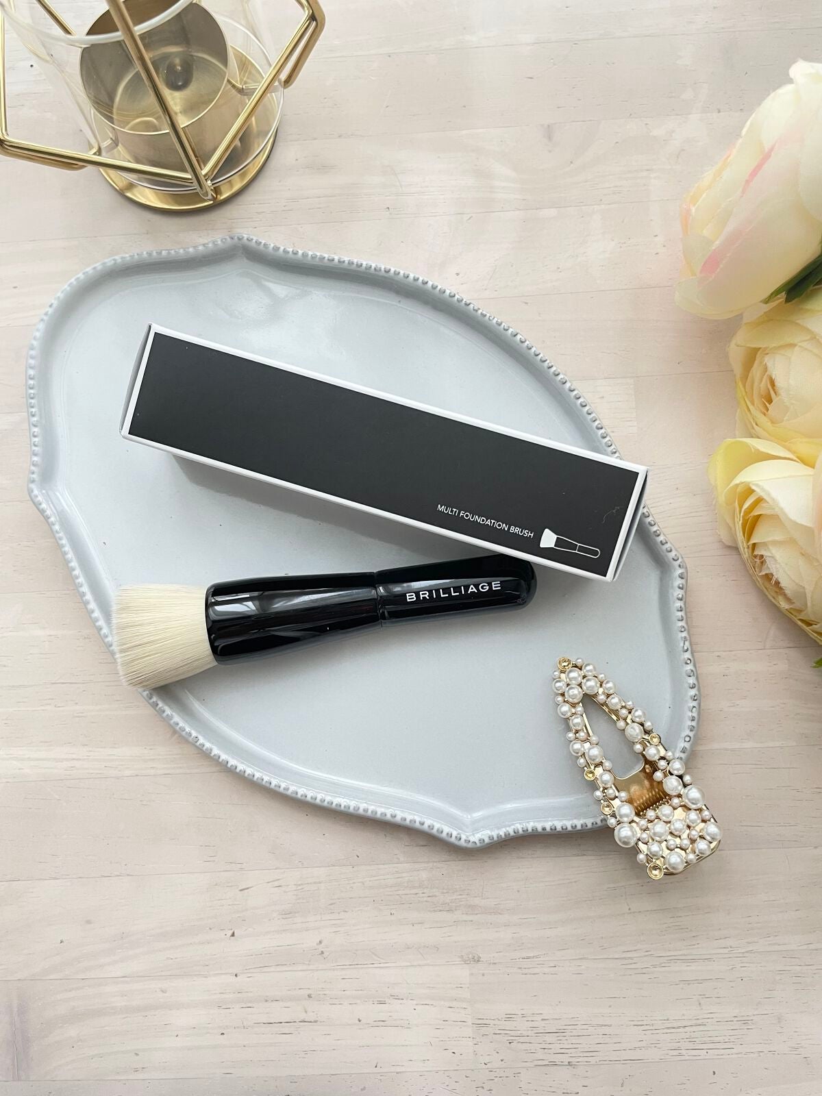 マルチファンデーションブラシ/ブリリアージュ/メイクブラシを使ったクチコミ(1枚目)