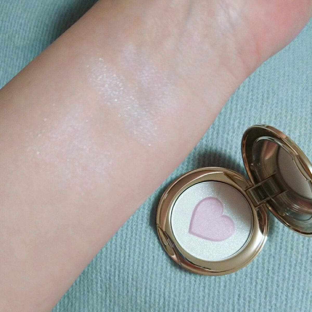 ブラッシング ハート EX03 Luminizing Lavender /SNIDEL BEAUTY/パウダーチークを使ったクチコミ（2枚目）