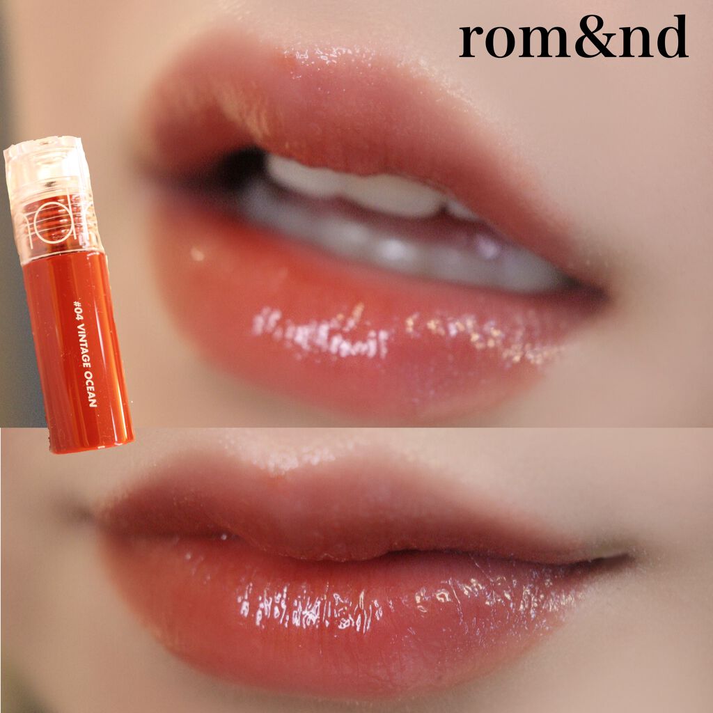 グラスティングウォーターティント/rom&nd/リップティントを使ったクチコミ（1枚目）
