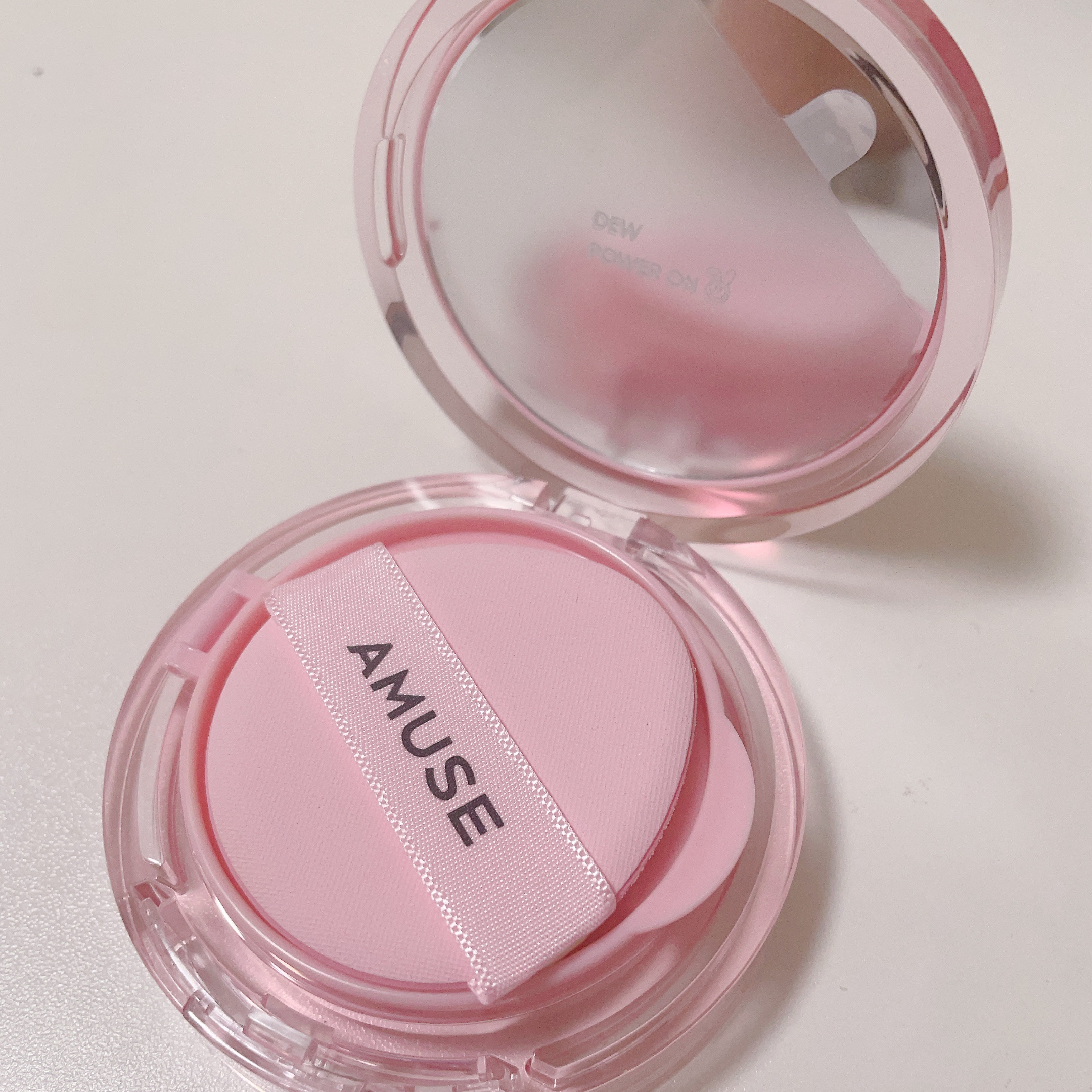 デューパワーヴィーガンクッション 1.5 ナチュラル/AMUSE/クッションファンデーションを使ったクチコミ（2枚目）