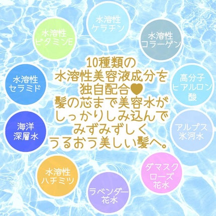 ウォーターコンク リペアシャンプー/ヘアトリートメント/ululis/シャンプー・コンディショナーを使ったクチコミ(3枚目)