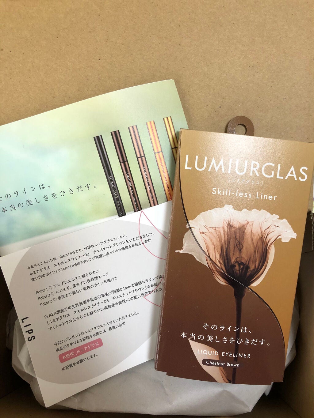 スキルレスライナー/LUMIURGLAS/リキッドアイライナーを使ったクチコミ(1枚目)