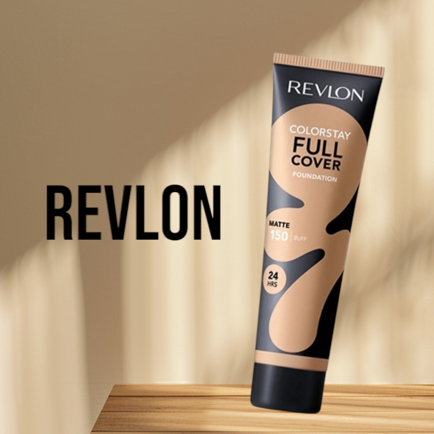カラーステイ フル カバー ファンデーション 150 パフ/REVLON/クリーム・エマルジョンファンデーションを使ったクチコミ（1枚目）