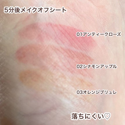 ジューシーリップティント/キャンメイク/口紅を使ったクチコミ(7枚目)