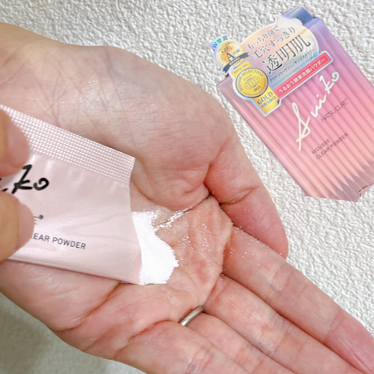 ムースクリアパウダー/SUIKO HATSUCURE/洗顔パウダーを使ったクチコミ(6枚目)