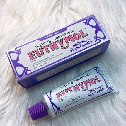 ホワイトパープル歯みがき ピーチフローラルミントの香り/EUTHYMOL/歯磨き粉を使ったクチコミ(4枚目)