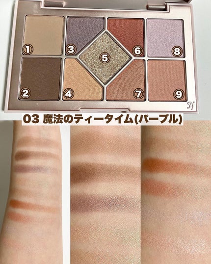 シャインユー アイシャドウパレット/frunflynn/アイシャドウパレットを使ったクチコミ(8枚目)