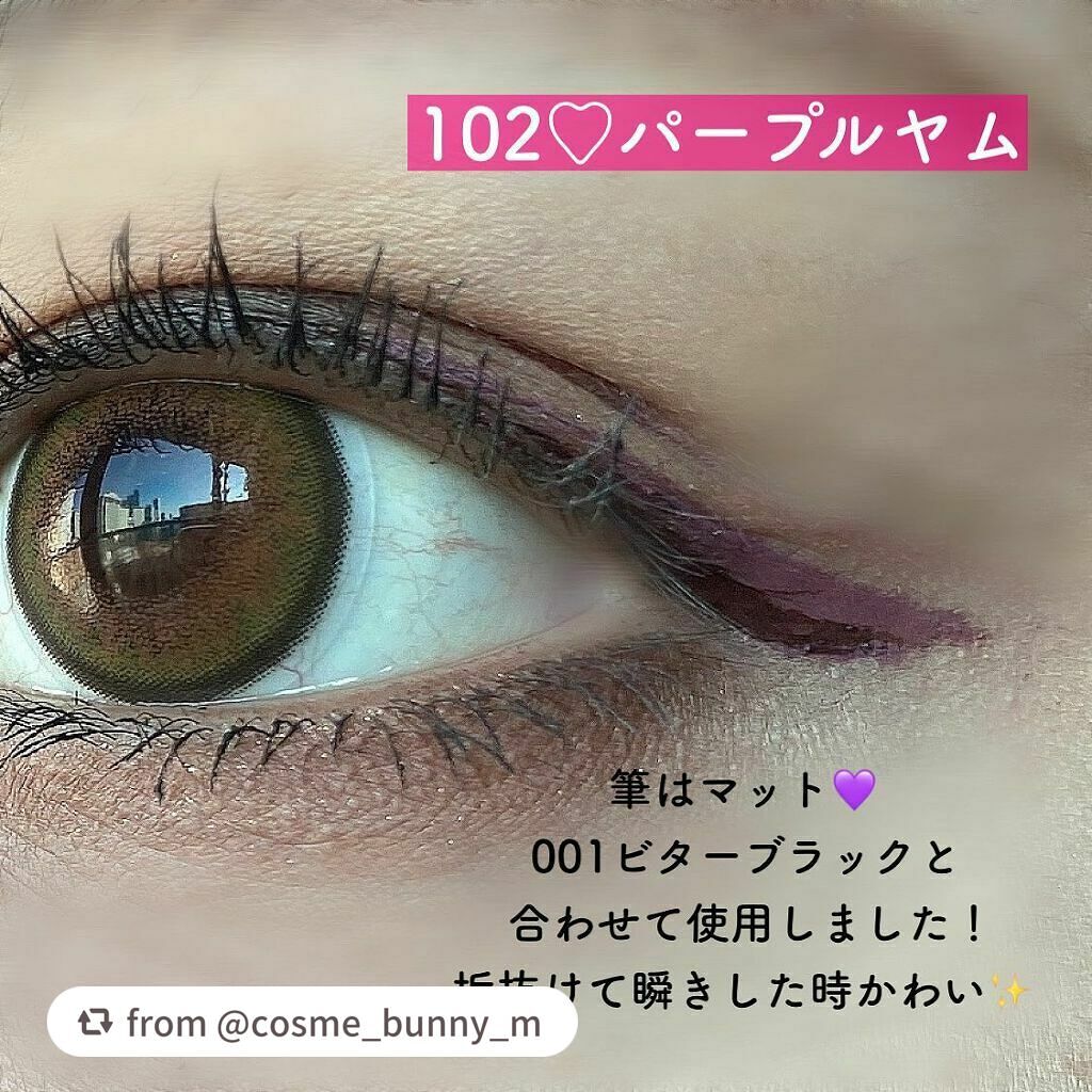 プレイフル リキッドアイライナー/BLEND BERRY/リキッドアイライナーを使ったクチコミ(6枚目)