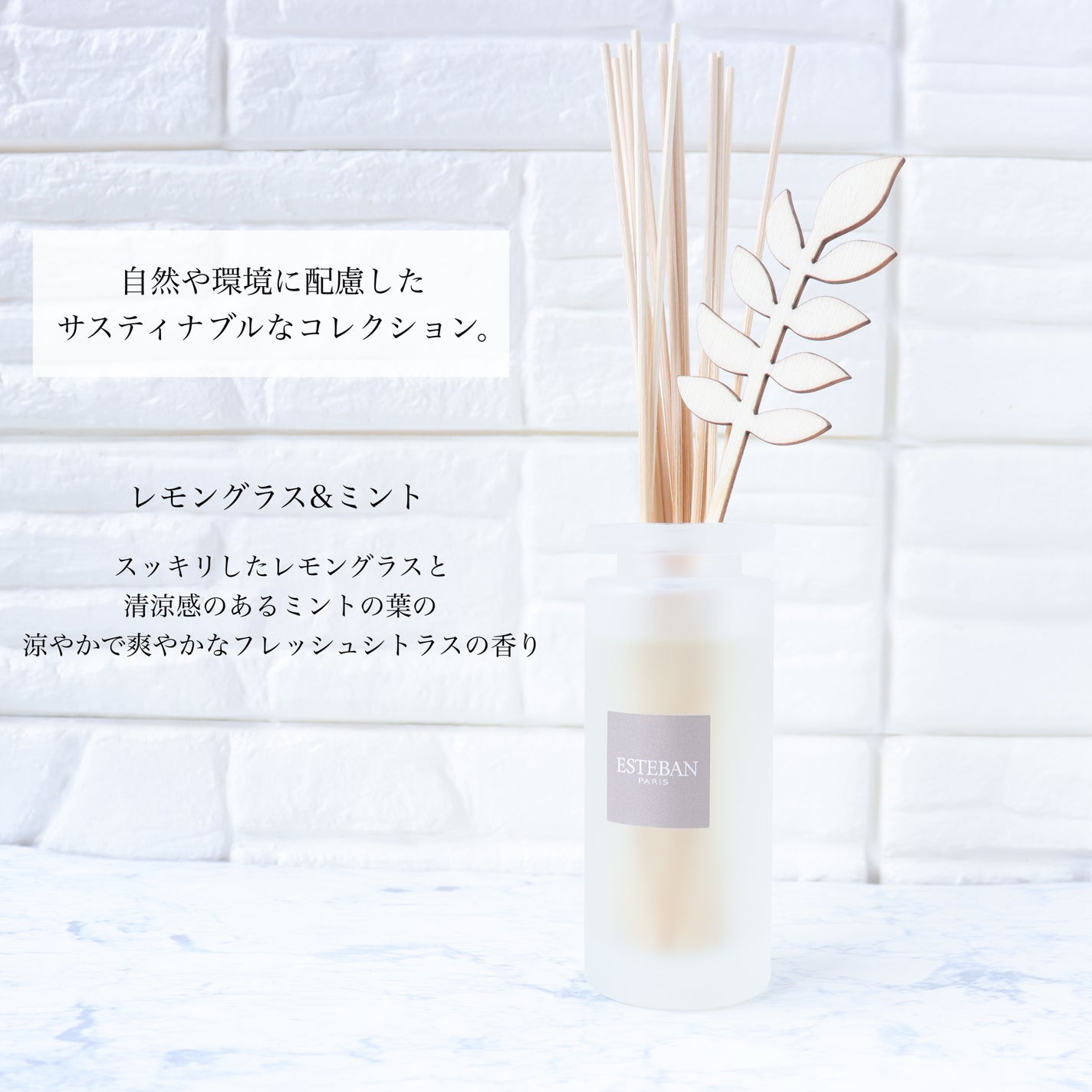 インテリアガーデン ナチュール ラタンブーケ ディフューザー /ESTEBAN/ルームフレグランスを使ったクチコミ(3枚目)