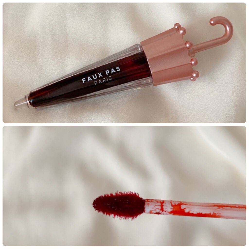 ウォーターアンブレラティント リップ/FAUX PAS PARIS/リップティントを使ったクチコミ(2枚目)