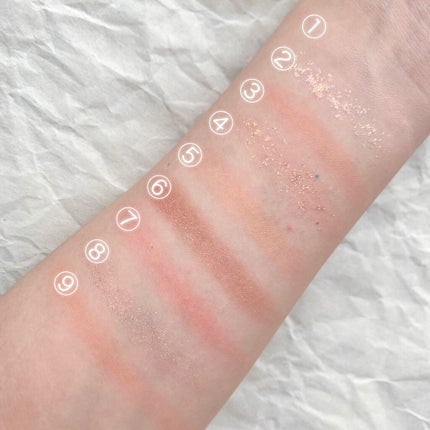 クォーツ 9色アイシャドウパレット(ドリームランドアイシャドウ)/ZEESEA/アイシャドウパレットを使ったクチコミ(4枚目)