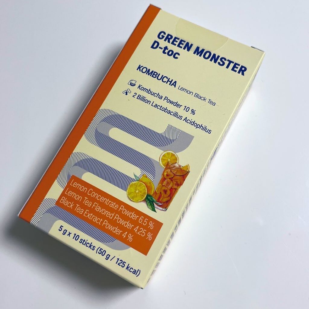 デトックスコンブ茶/グリーンモンスター/コンブチャを使ったクチコミ（1枚目）