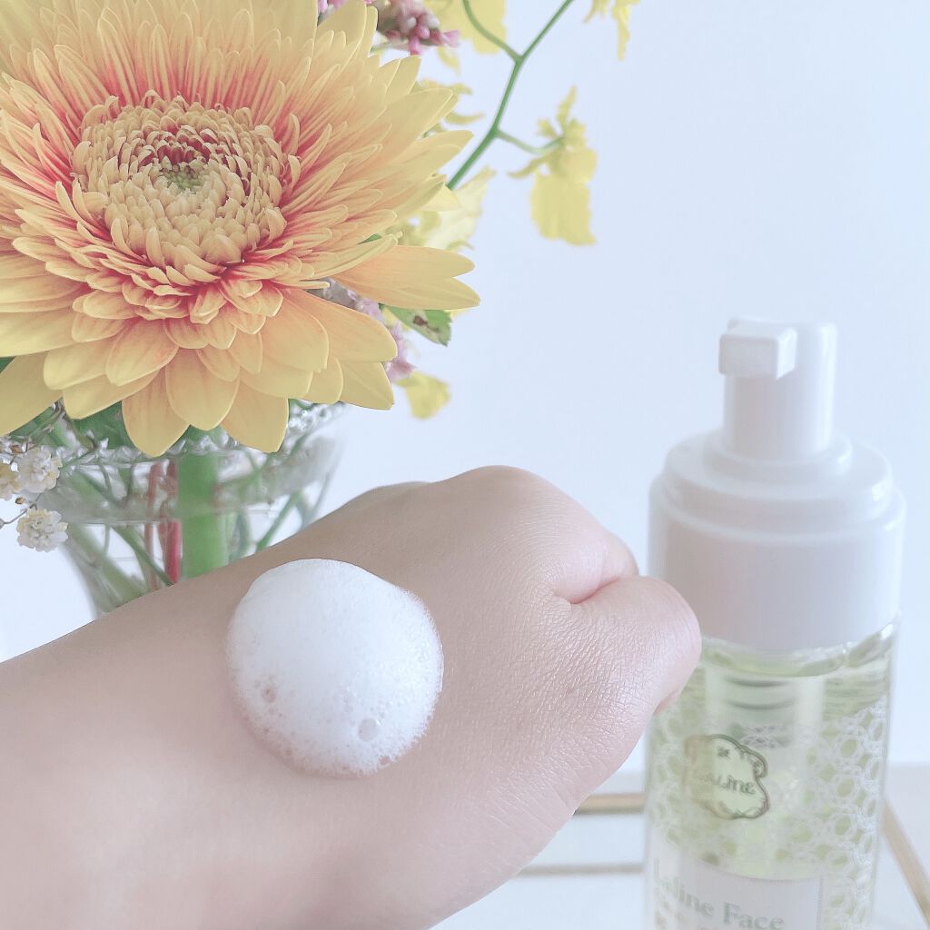 フェイス クレンジングムース/Laline/洗顔フォームを使ったクチコミ（3枚目）