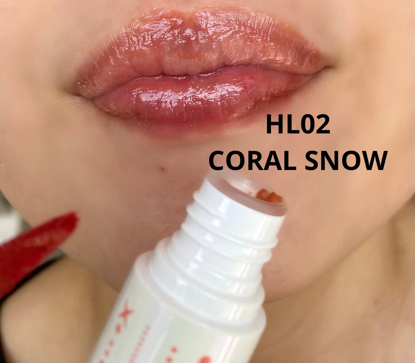 アンドバイロムアンド グラッシーボムティント/&nd by rom&nd/リップティントを使ったクチコミ(8枚目)