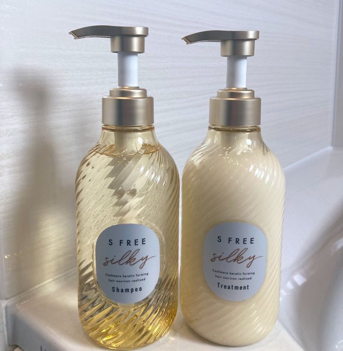 シャンプー シルキースムース/トリートメント シルキースムース /S FREE/市販シャンプーを使ったクチコミ(1枚目)