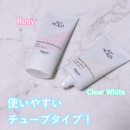 ナチュラルベールUVエッセンス/スキンアクア/日焼け止めクリームを使ったクチコミ(2枚目)