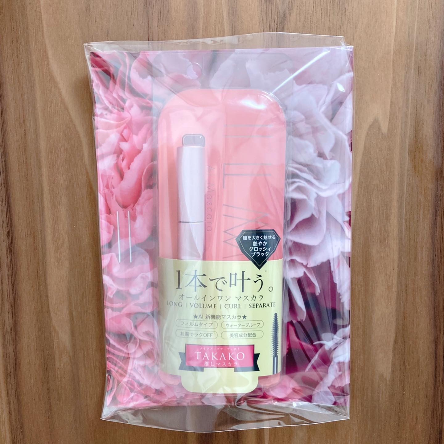 オールインワンマスカラ 艶やかグロッシィブラック/ILM/マスカラを使ったクチコミ（2枚目）