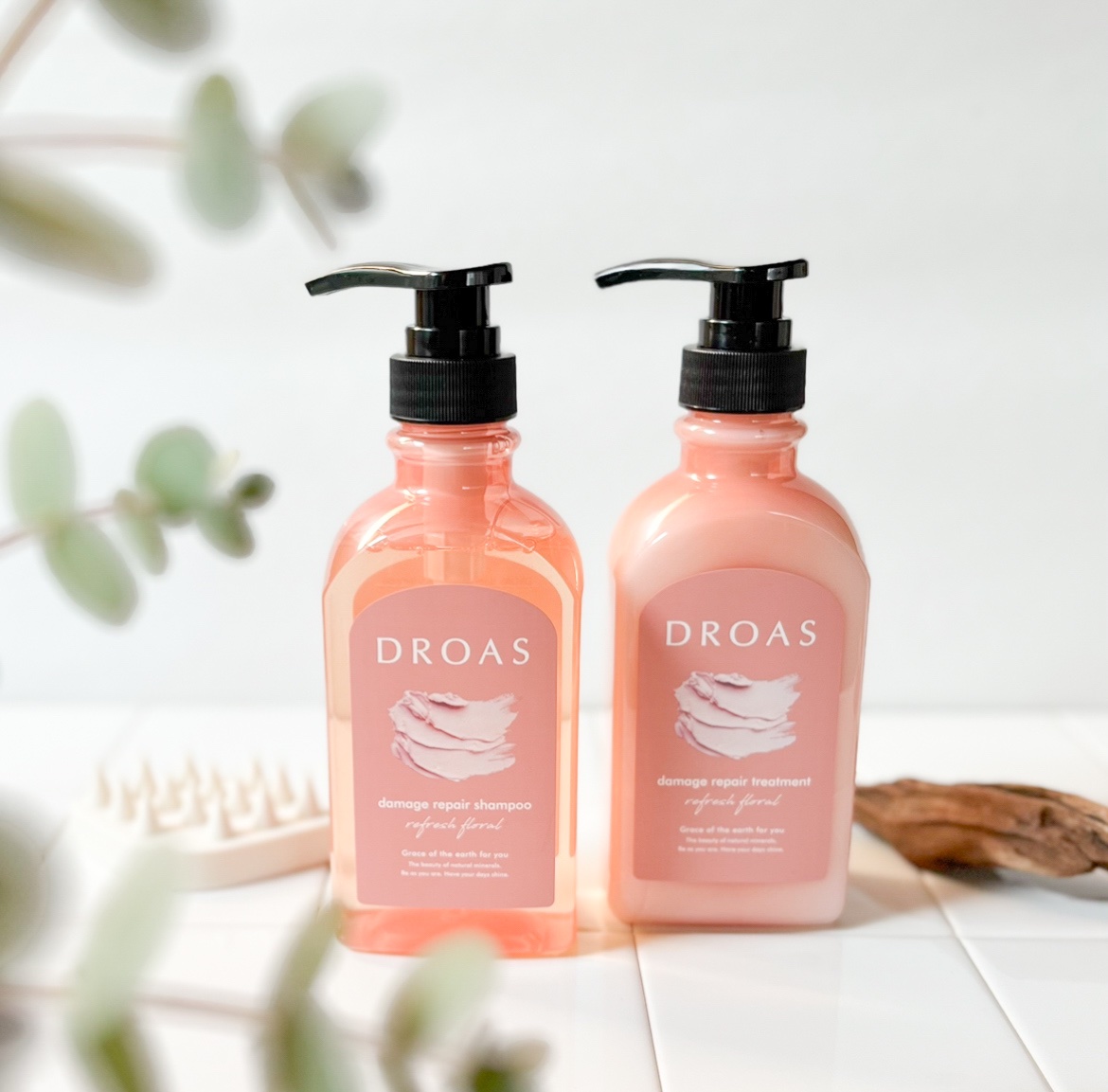 ダメージリペアシャンプー/トリートメント/DROAS/市販シャンプーを使ったクチコミ（1枚目）