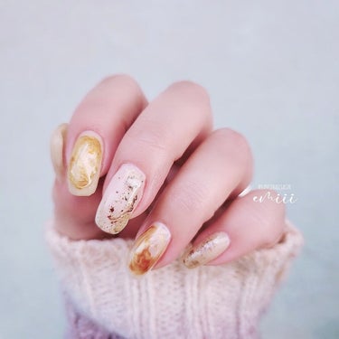 e_nails//フォロバ◎//ネイルとコスメ好きママ on LIPS 「左手チェンジ❤赤は…飽き性なうちには、やはりすぐに飽きてしまっ..」（2枚目）