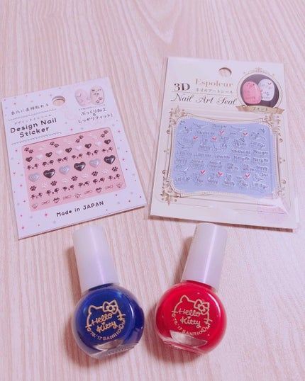 サンリオネイル/DAISO/マニキュアを使ったクチコミ(1枚目)