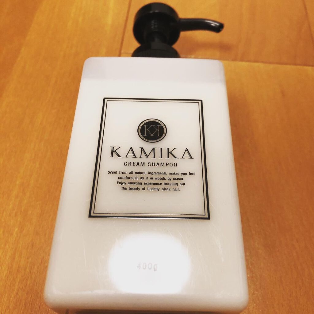 黒髪クリームシャンプー/KAMIKA/シャンプー・コンディショナーを使ったクチコミ(1枚目)