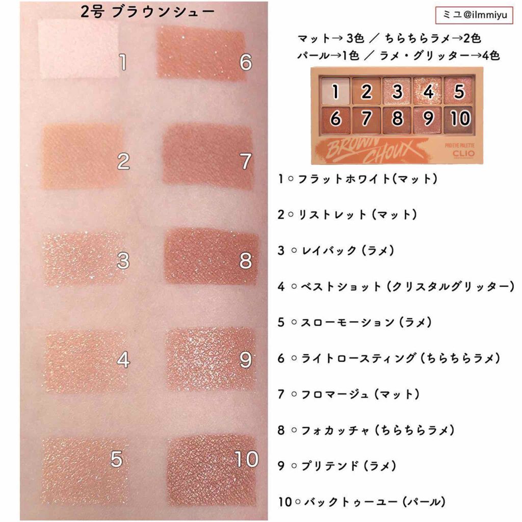 プロ アイ パレット/CLIO/アイシャドウパレットを使ったクチコミ（2枚目）