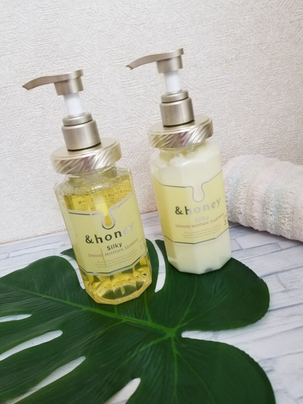 シルキー　スムースモイスチャー　シャンプー　1.0/ヘアトリートメント　2.0/&honey/市販シャンプーを使ったクチコミ（1枚目）