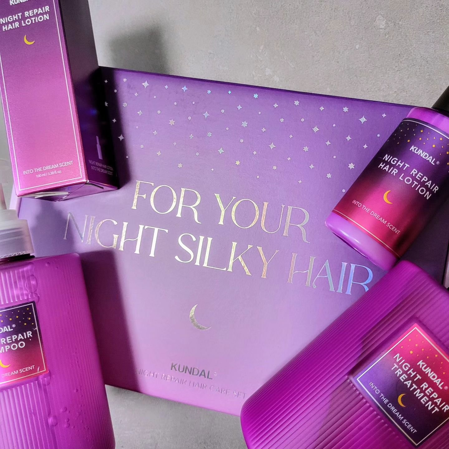 ナイトリペアヘアローション/KUNDAL/ヘアミルクを使ったクチコミ（1枚目）