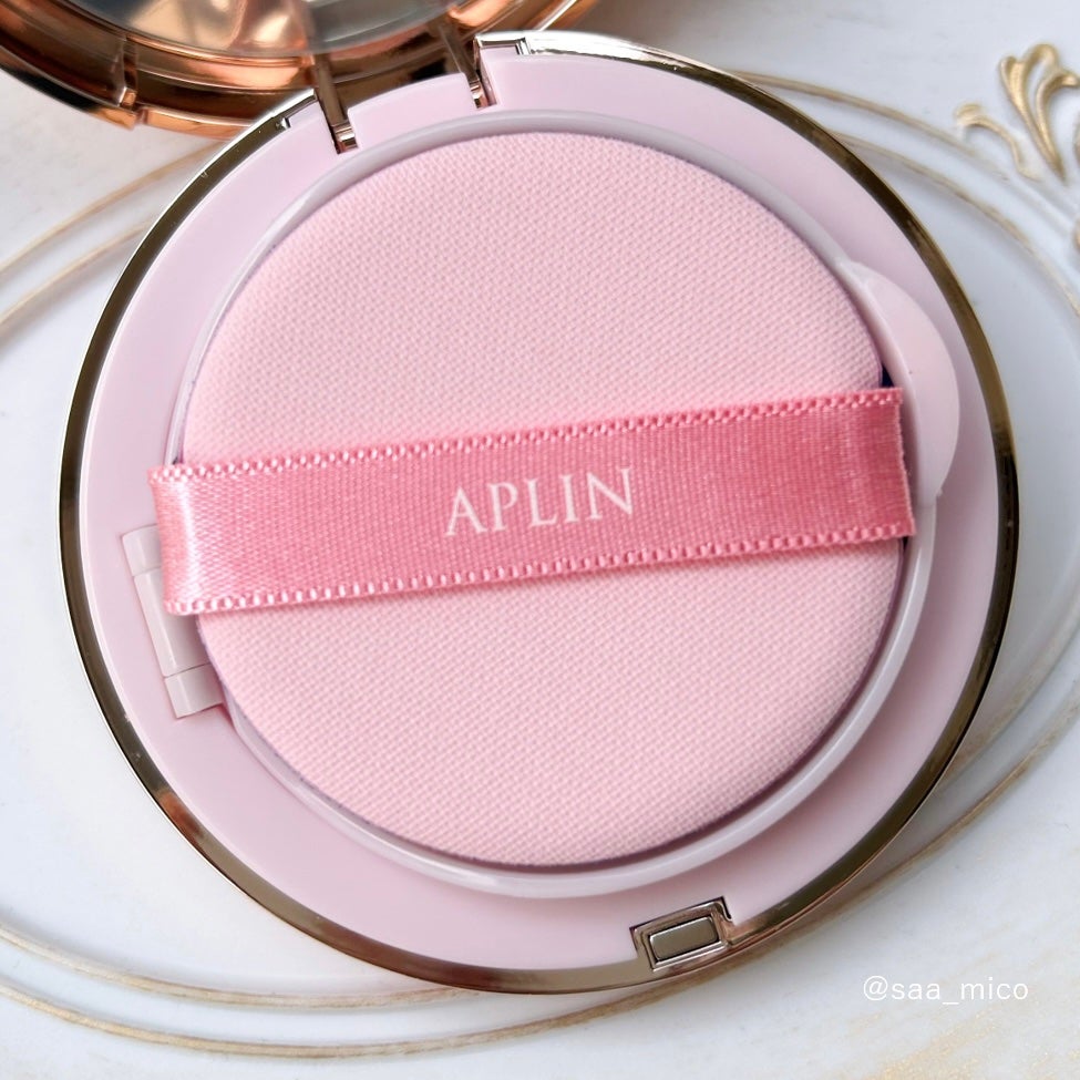 ピンクティーツリーカバーアップグロウクッション/APLIN/クッションファンデーションを使ったクチコミ(4枚目)