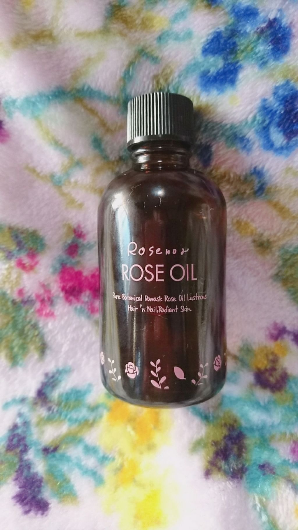 ロゼノア　ローズオイル/黒ばら本舗/ヘアオイルを使ったクチコミ（2枚目）