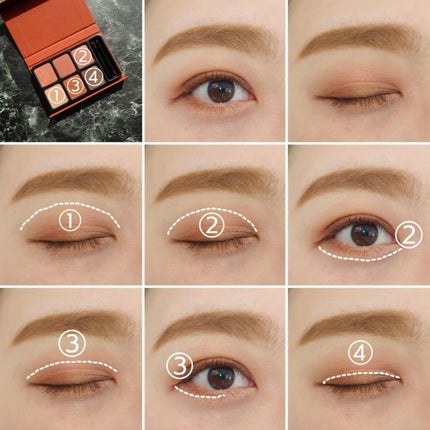 アイカラーパレット/heme/アイシャドウパレットを使ったクチコミ(4枚目)