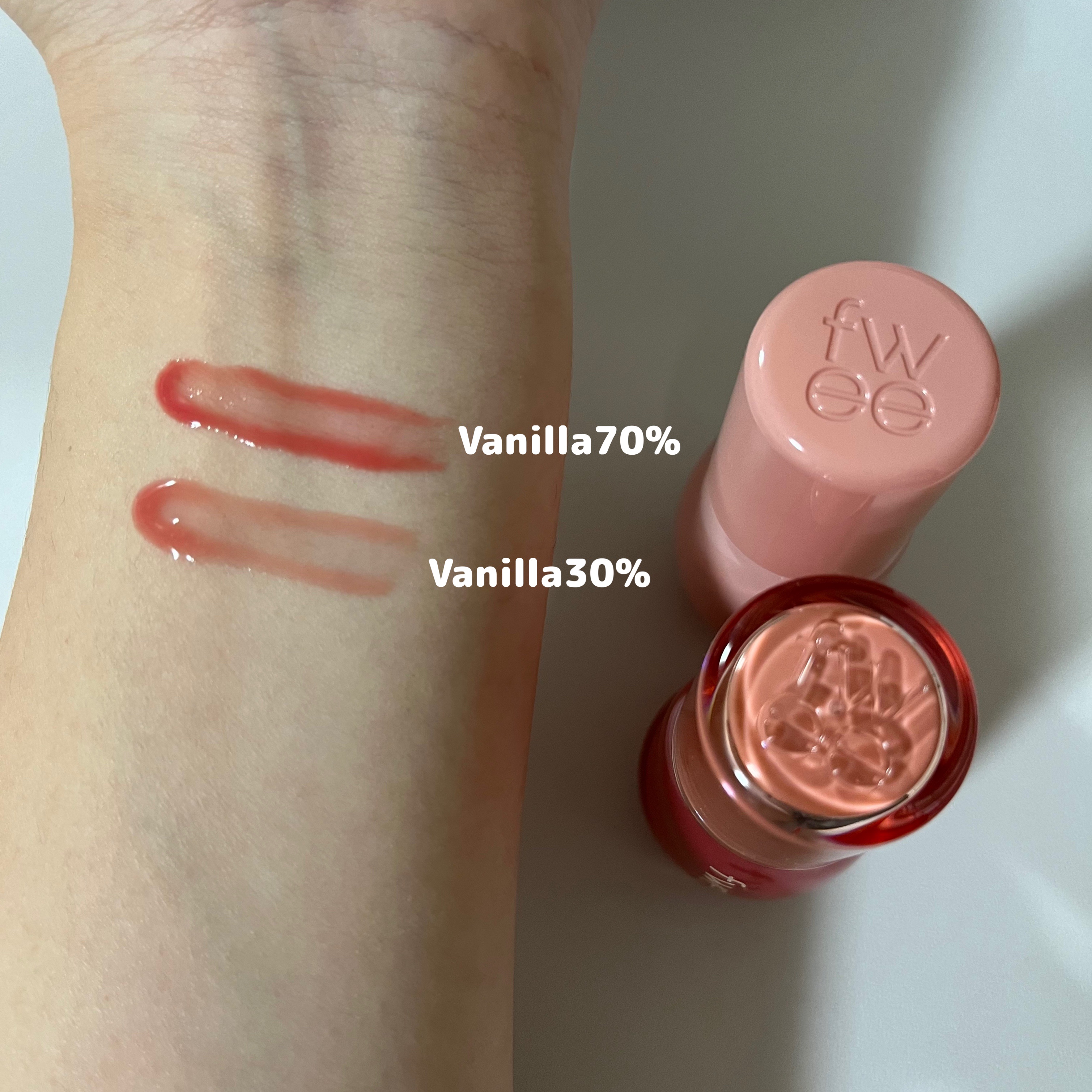 フィー 3Dボリューミンググロス/fwee/リップグロスを使ったクチコミ（3枚目）