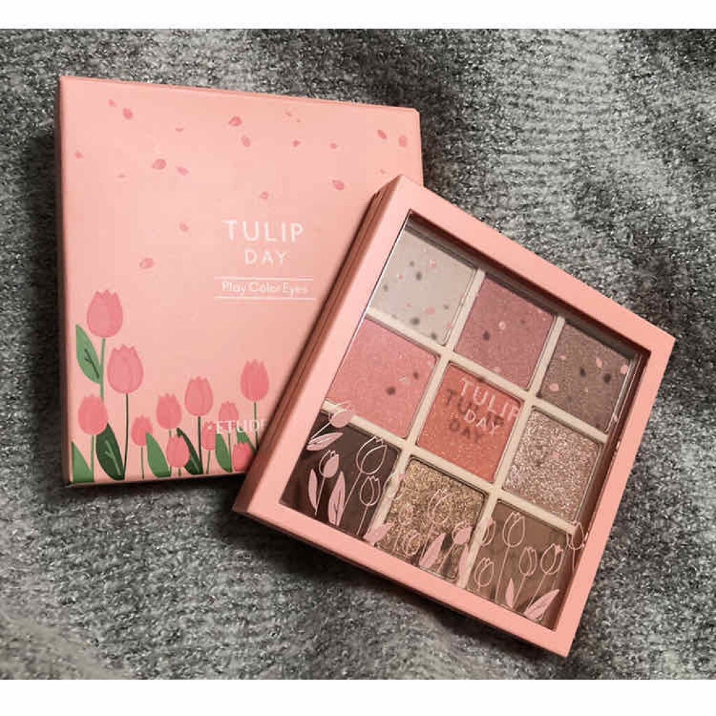 プレイカラーアイズ チューリップデー/ETUDE/アイシャドウパレットを使ったクチコミ(1枚目)